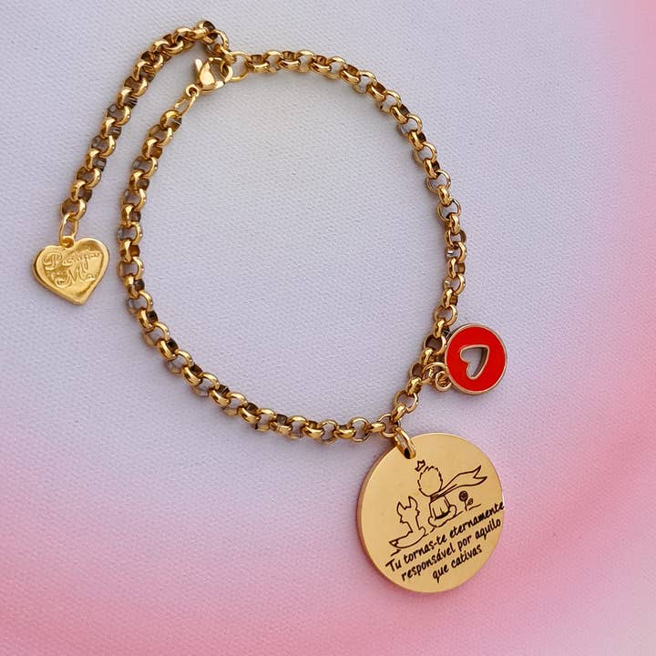 Pampa Mia - Wholesale Charm/Dangle Bracelet - Little Prince Gold Bracelet3