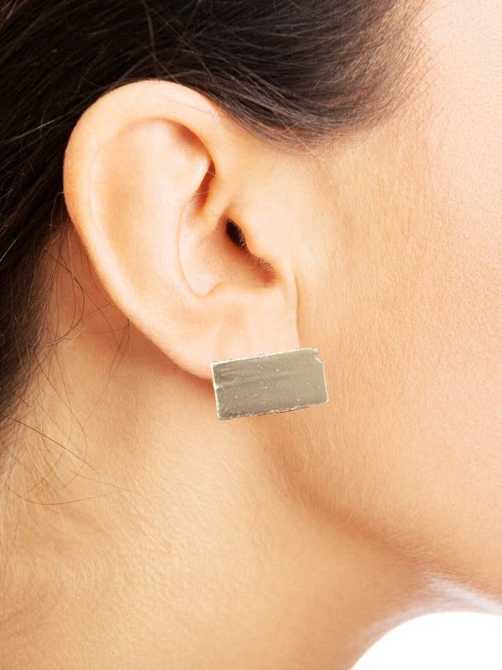 Kansas State Studs, Kansas City øreringe, KS, KC for engroshandel hos Elby Designs