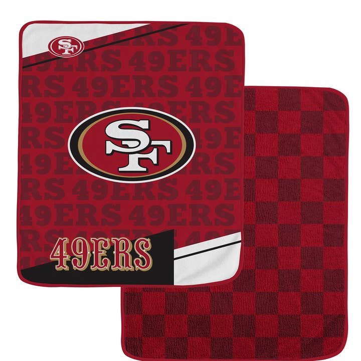 NFL Diagonal Ghost Checker 60x70 Blanket for wholesale by Pegasus Sports