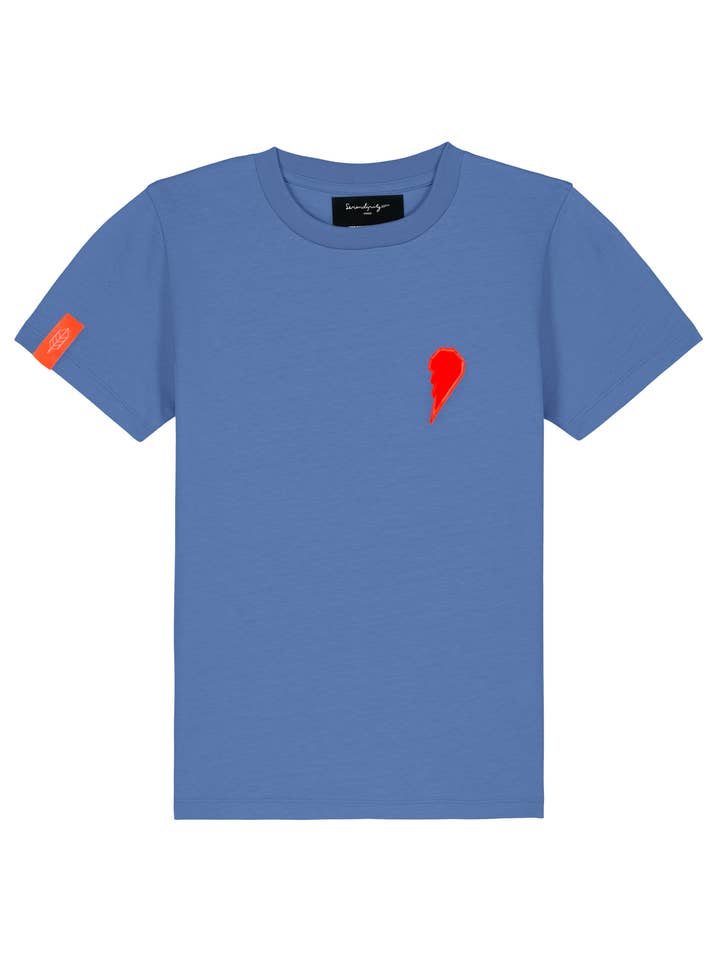 T-shirt Ego per bambini Sheart - Blu per la vendita all'ingrosso da parte di Serendipity Paris