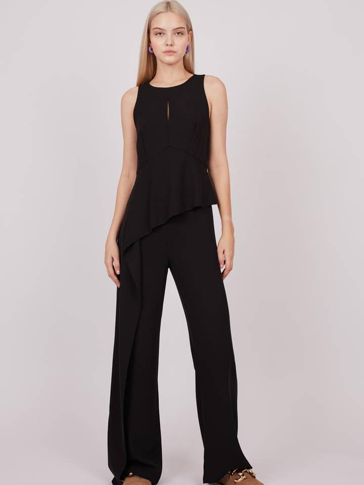 Eleganter langer Jumpsuit mit weitem Bein für den Großhandel von Dioxide