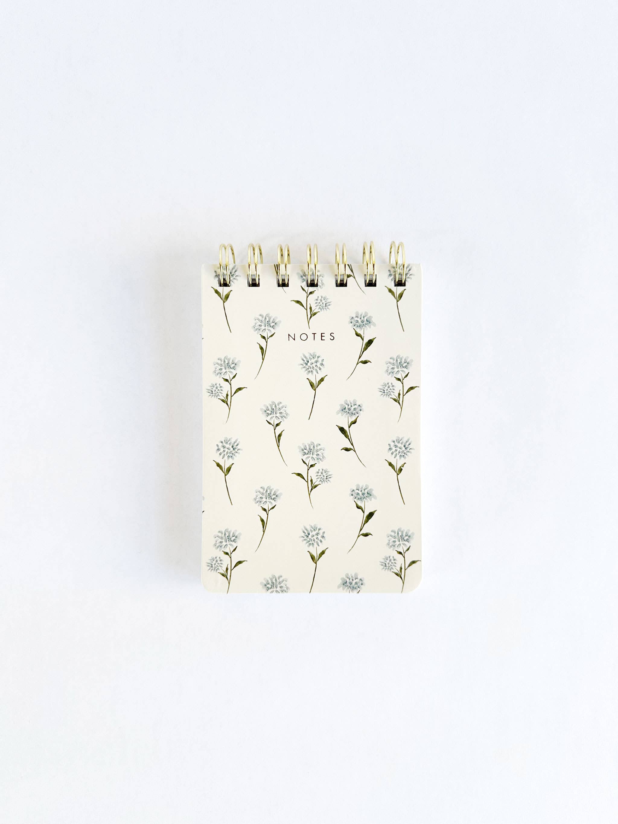 Beth Schneider Designs, LLC - Vente Blocs-notes - Bloc-notes Mini Spirale Chunky Aire Floral2