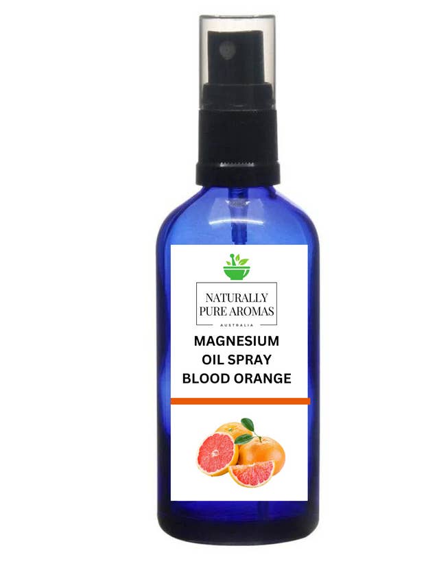 Blodorange Magnesiumoliespray for engroshandel hos Naturally Pure Aromas