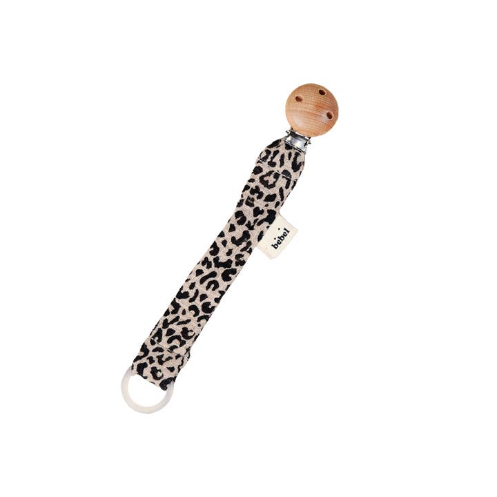 bebel - Wholesale Pacifier Clip - Baby - Leopard pacifier clip1