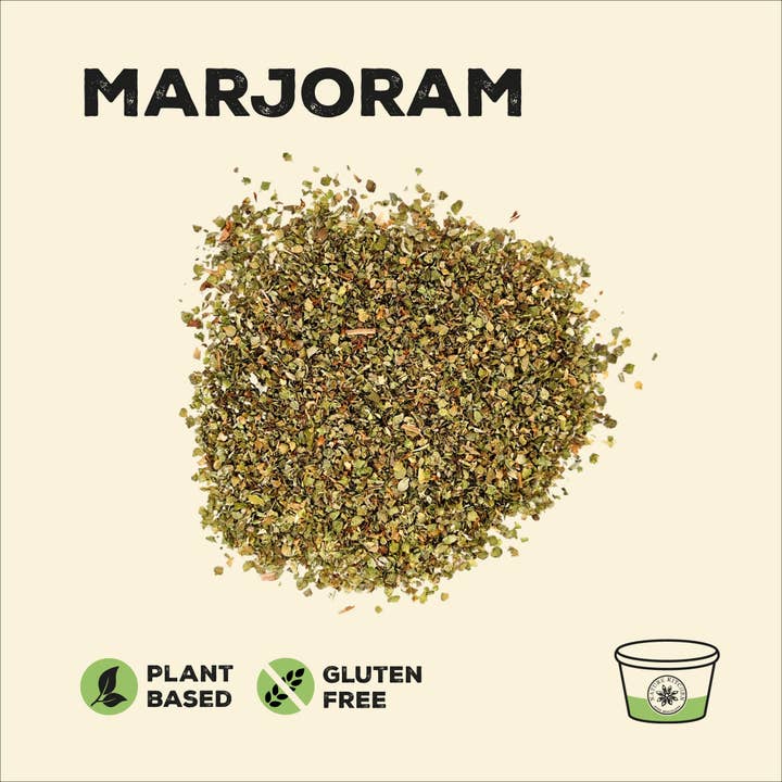 Nature Kitchen Co Ltd – wholesale Herbs – Marjoram Herb 1 x 10g Pot1