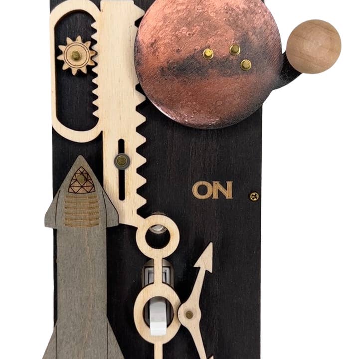 Mission to Mars Light Switch Cover #8020A for wholesale by Green Tree Jewelry