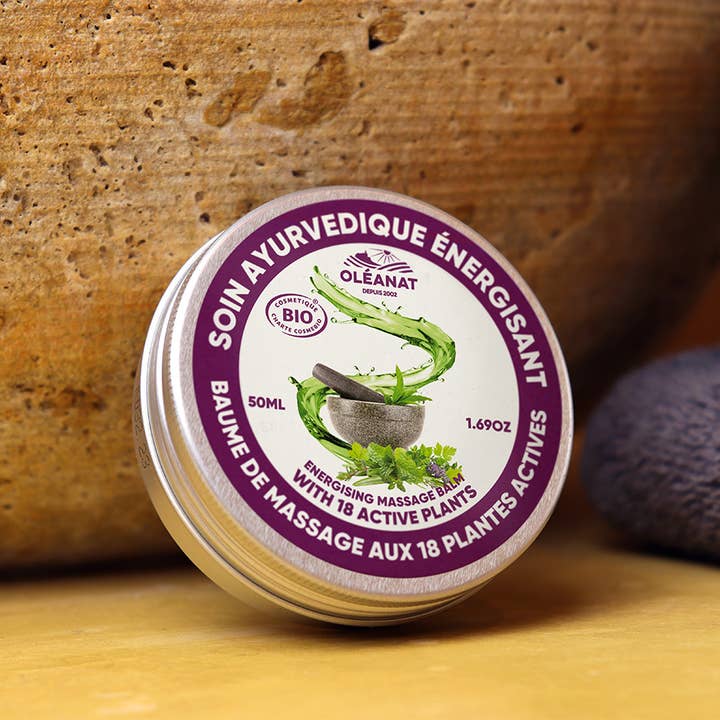 Le Secret Naturel - Wholesale Body balm/butter - ENERGIZING ORGANIC AYURVEDIC MASSAGE CARE WITH 18 PLANTS 50ml