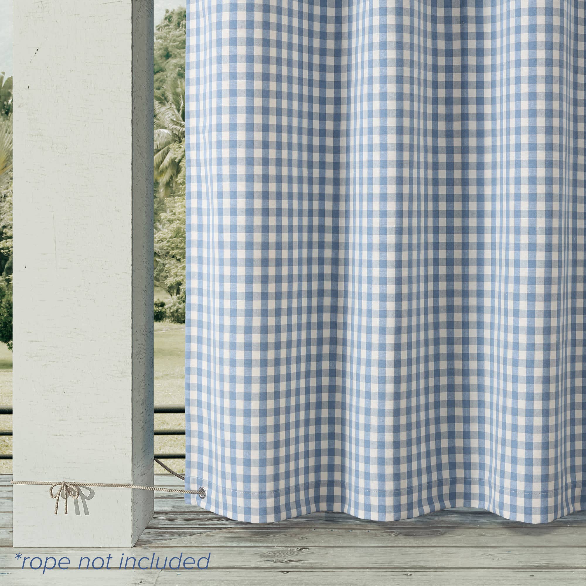 Awesome Home – wholesale Curtain – Checkerboard Outdoor Curtain UV Protected Single Panel12