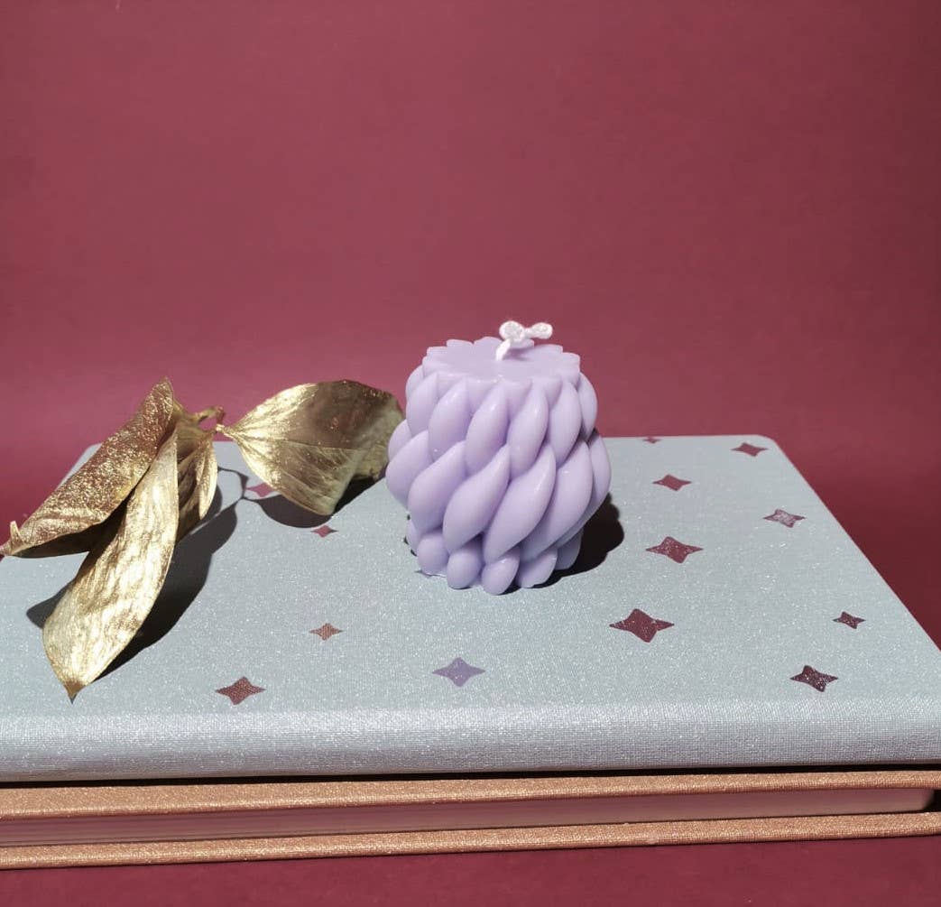 FUNDAYBIO - Wholesale Novelty Candle - 80g vegetable braid S decorative candle2