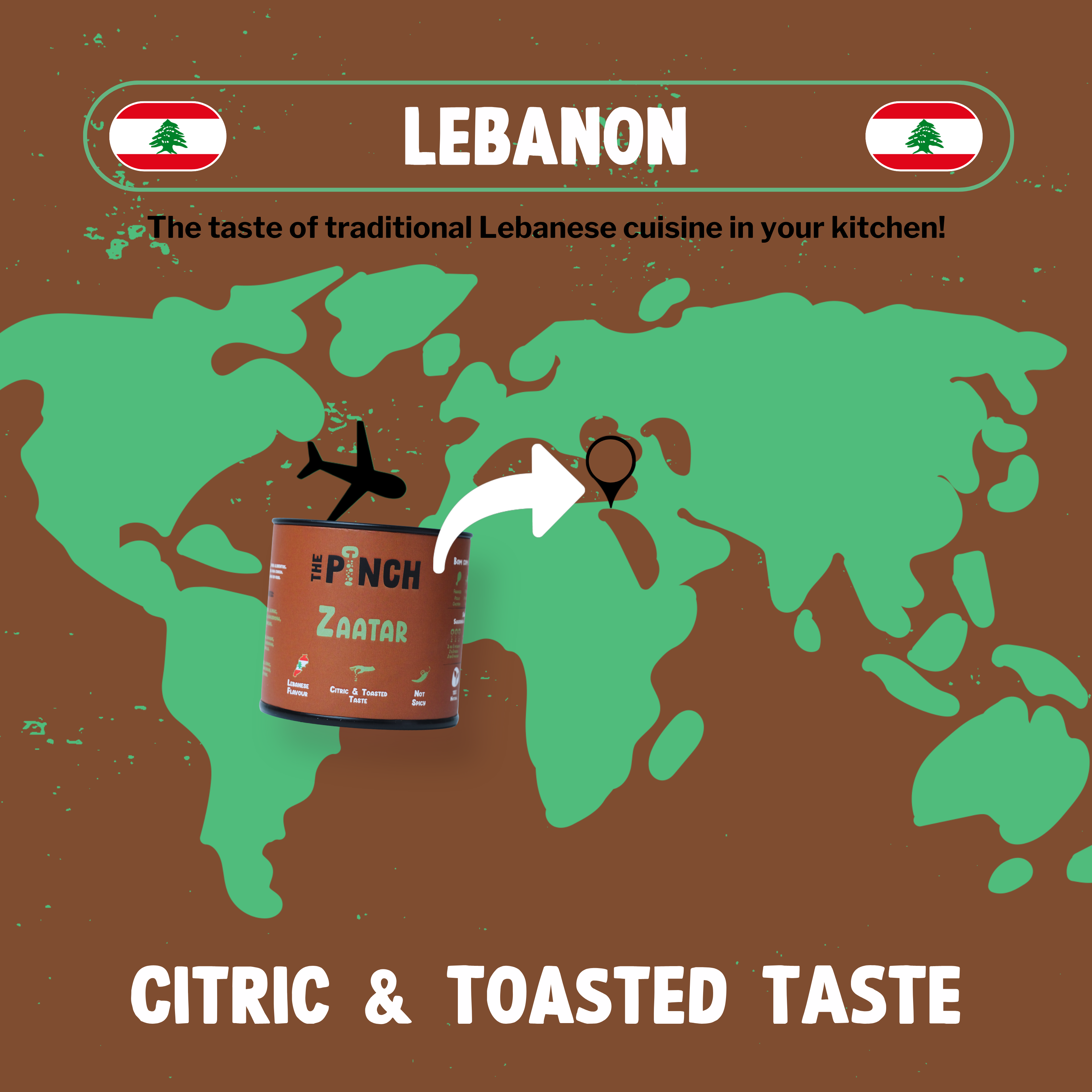 The Pinch - World Spice Blends - Vente Mélanges d'épices séchées - Zaatar 45 g7