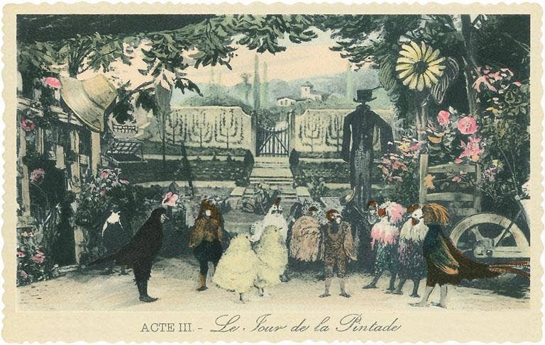 Found Image Press - Wholesale Magnet - Magnet AP-232 Production of Day of the Guinea Fowl0