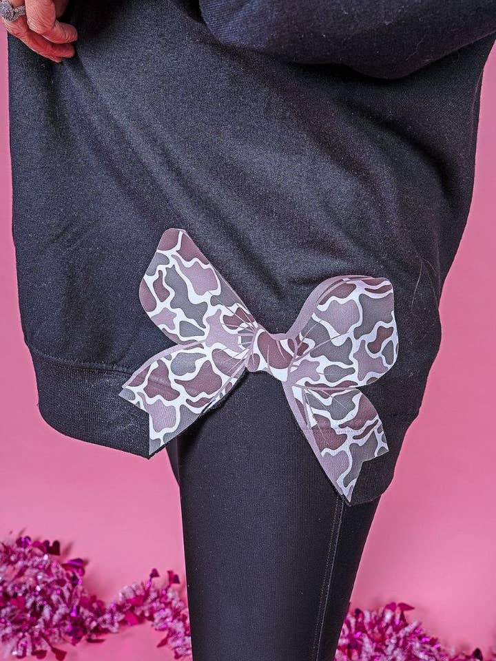 Wholesale Accessory Market - Wholesale Graphic Sweatshirt - Women's - Side Bows Old Camo Mama Unisex NuBlend Crew Sweatshirt6