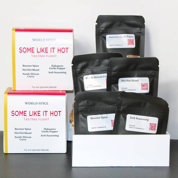 Sélection de dégustation « Certains l'aiment chaud » pour la vente par World Spice