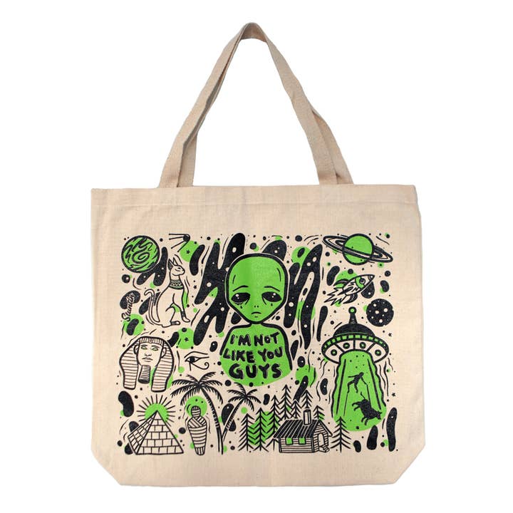 Stuntin Goods - Wholesale Tote Bag - Unisex - Aliens Exist Tote Bag
