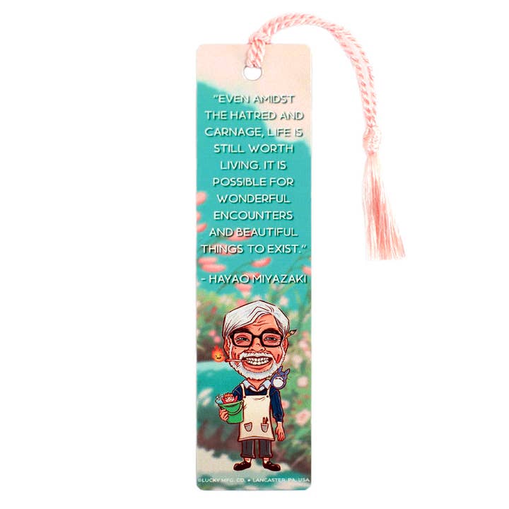 Hayao Miyazaki Bookmark for wholesale by Lucky Mfg. Co.