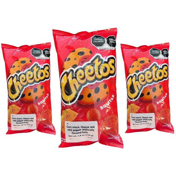 Mr. YuYu's Chililicious Candy - Wholesale Puffed Snack - Cheetos Bolitas 12 Count