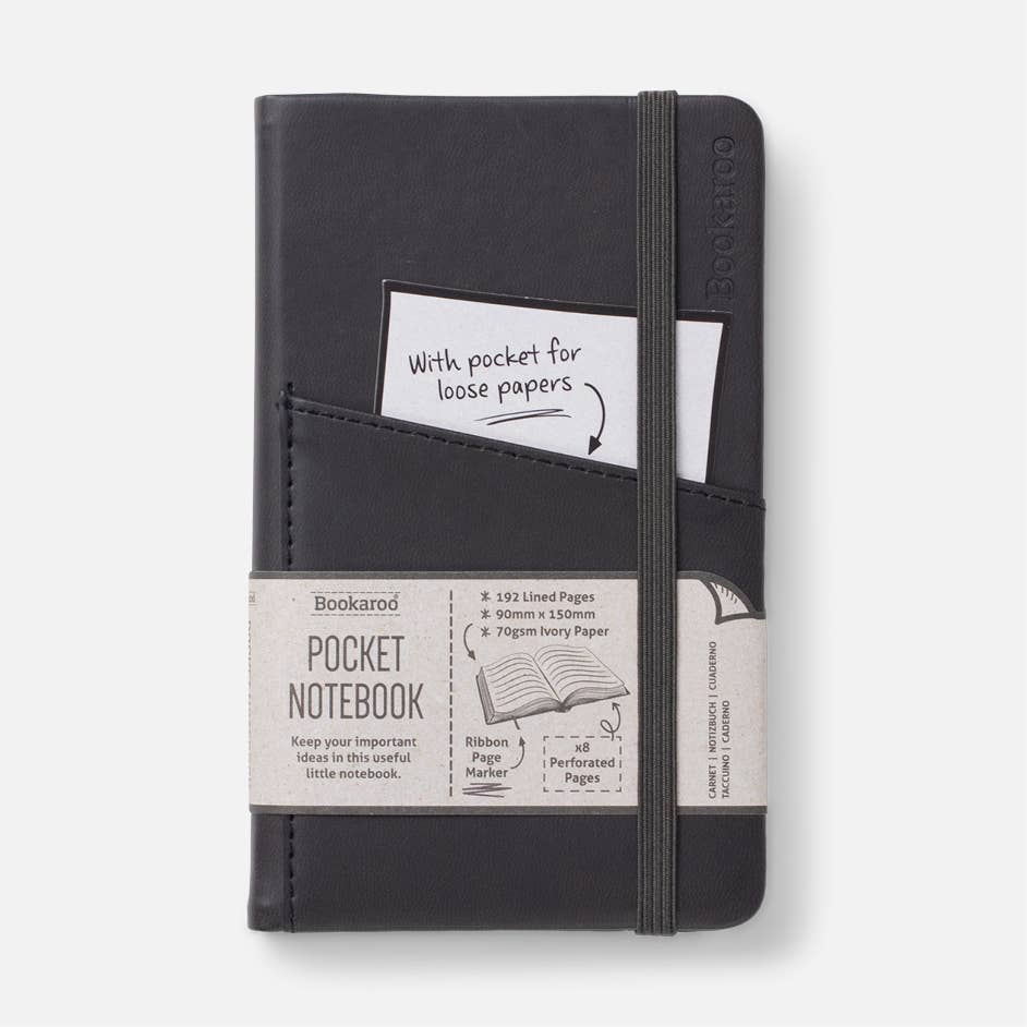 if USA - Wholesale Notebook - Bookaroo A6 Pocket Notebook1