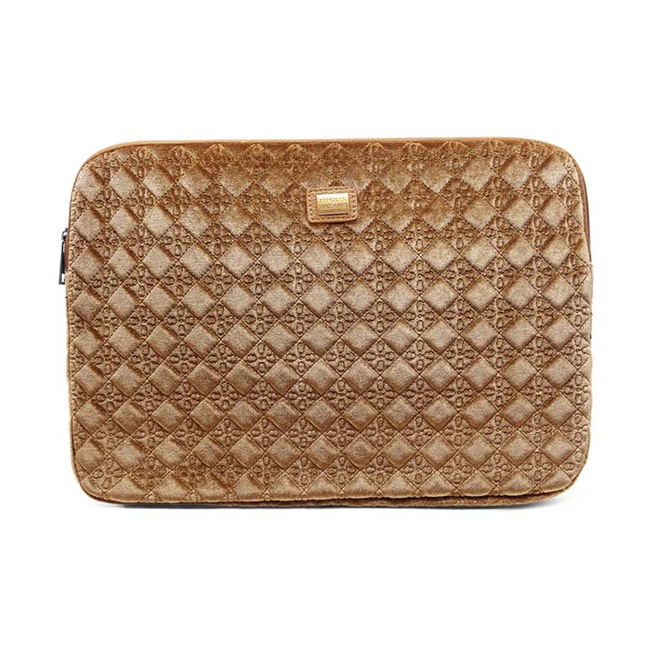 CONCHIGLIA, LOGO IN VELLUTO, 15", MARRONE TORRONE per la vendita all'ingrosso da parte di PIPOL