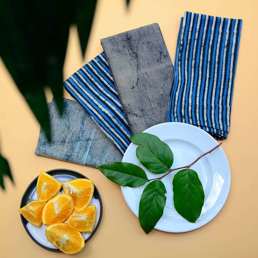 Ichcha – Guardanapo e pano de jantar por atacado – Pano de Mesa de Jantar Guardanapo de Mesa (Conjunto de 4) - Risca6