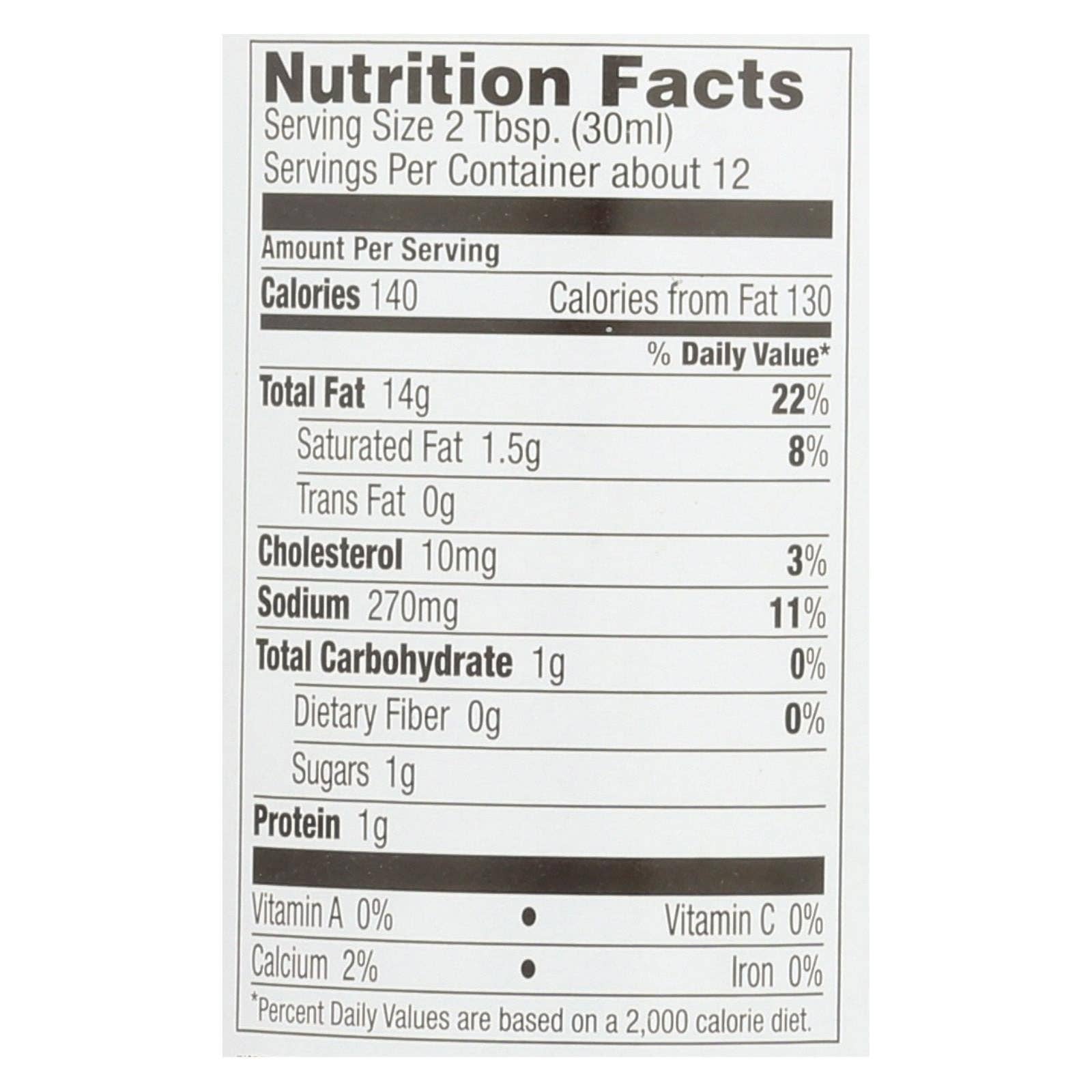 Ware Spark - Wholesale Salad Dressing - Brianna's - Salad Dressing - Asiago Caesar - Case Of 6 - 12 Fl Oz.2