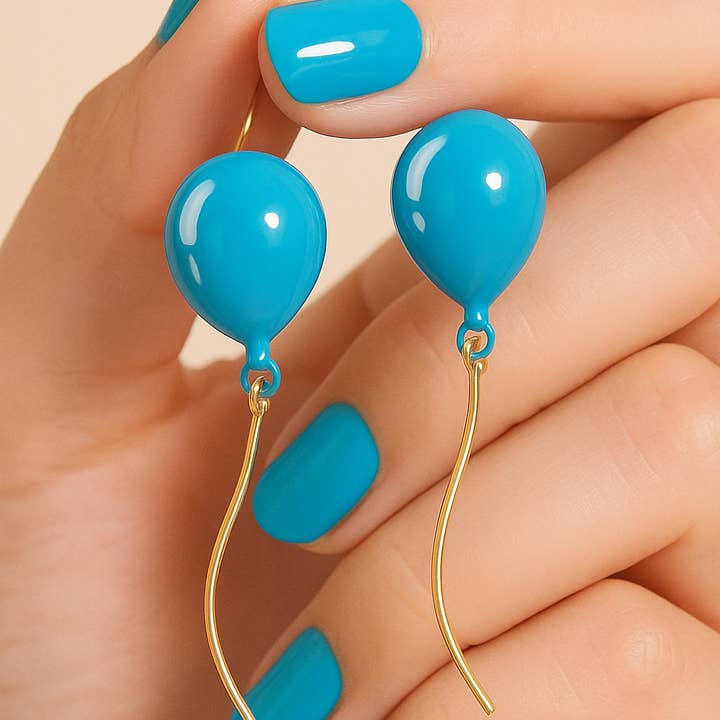 Wild & Free - Wholesale Dangle Earrings - Pendientes de globo, pendientes de esmalte y acero inoxidable1