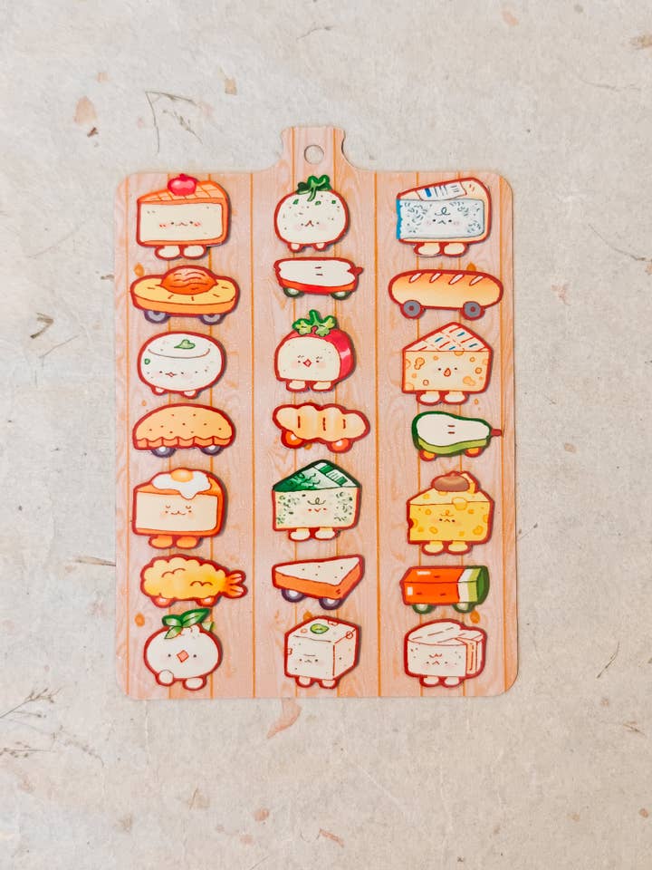 Glossy Cheese Charcuterie Magnetic Board for wholesale by Hokeii Pokeii