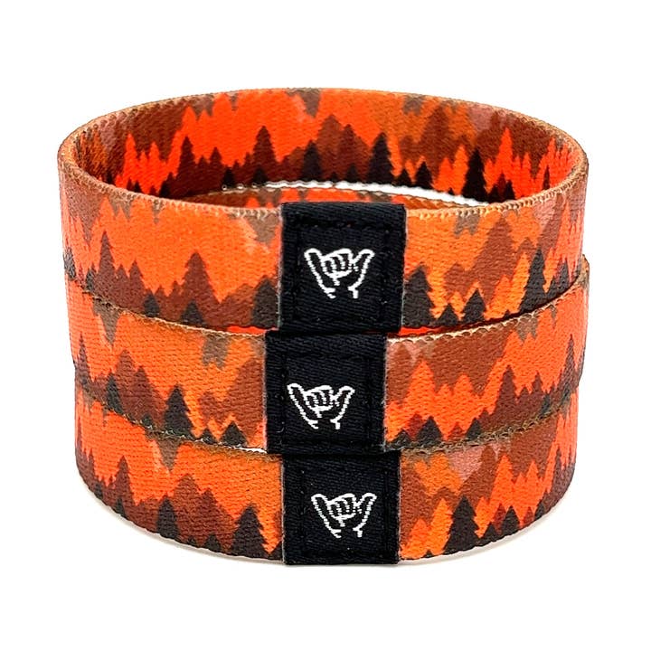 Autumn Pines Wristband Bracelet for wholesale by Hang Loose Bands
