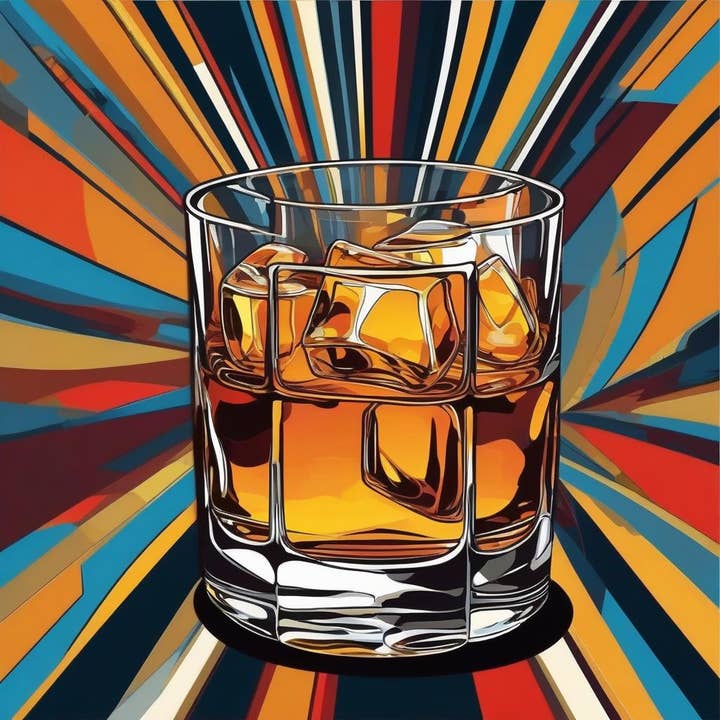 Sostraw & SmartThings - Wholesale Coasters - Set of 6 Pop Art Coasters - Cork - Glass Serie5