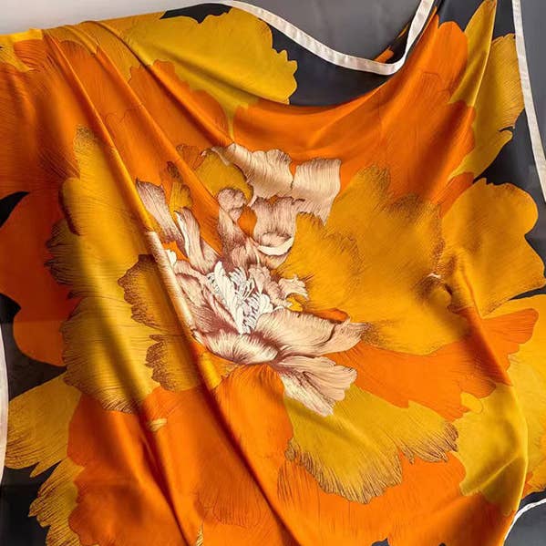 Lenço de cabeça com estampa floral por atacado de Sheer Trend