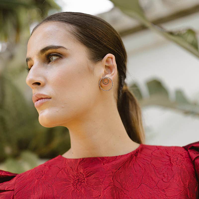 ACUS – wholesale Stud/post earrings – Zukor Earrings Limited Edition Purple1