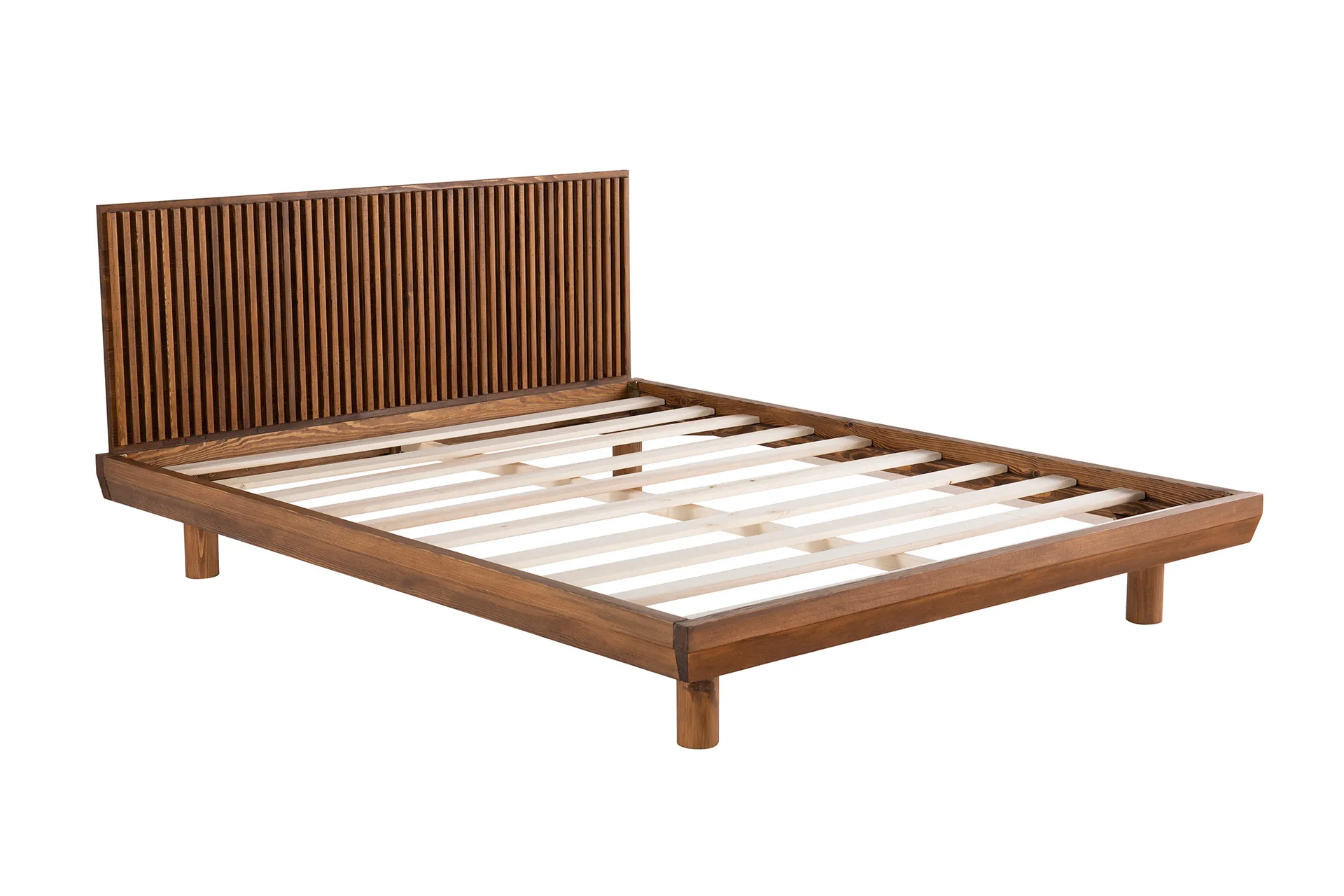 Deholzwart GmbH - Wholesale Bed - Hendrick wooden bed frame, walnut8