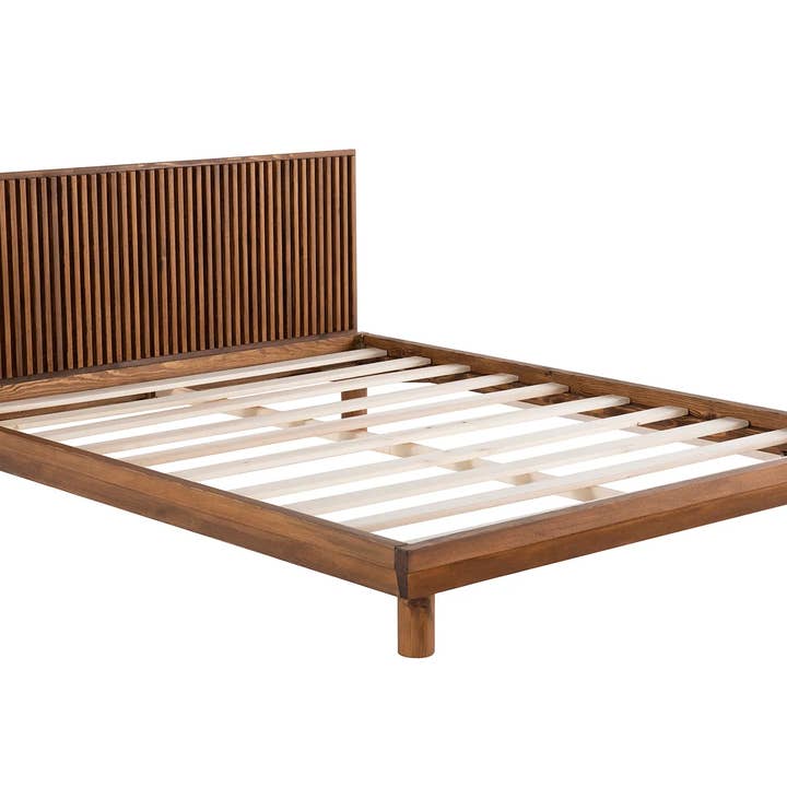 Deholzwart GmbH - Wholesale Bed - Hendrick wooden bed frame, walnut8