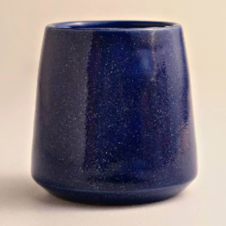 Tazza da caffè in gres blu dall'India per la vendita all'ingrosso da parte di Ahista Tea