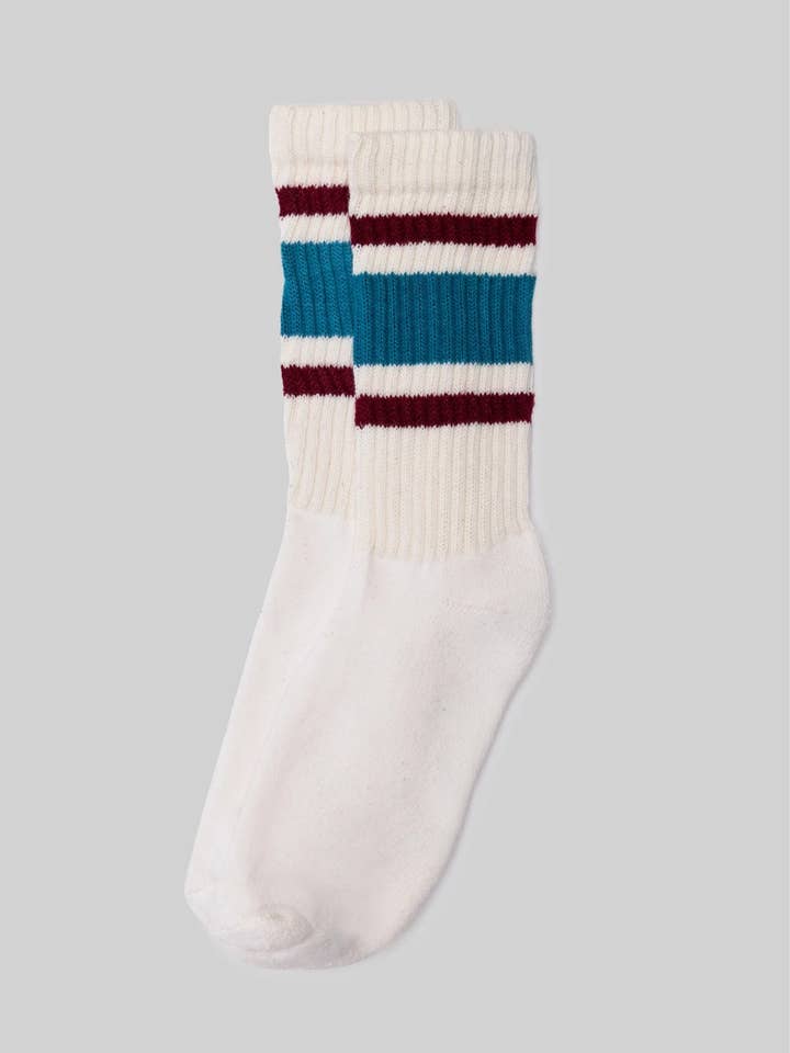 American Trench - Vente Chaussettes – unisexe - Chaussettes Retro Stripe8