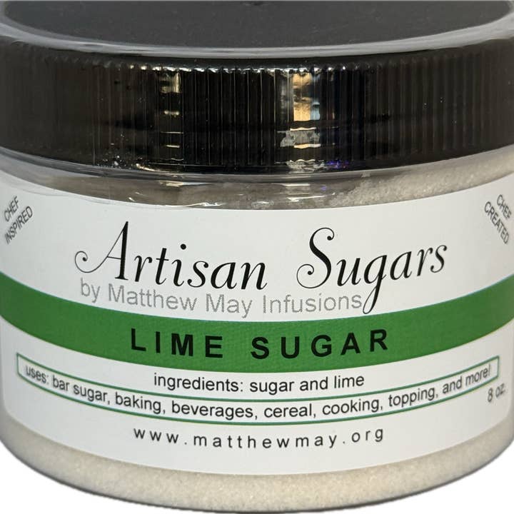 Lime Sugar 1/2 Pound for wholesale by Artisan Salts and More!
