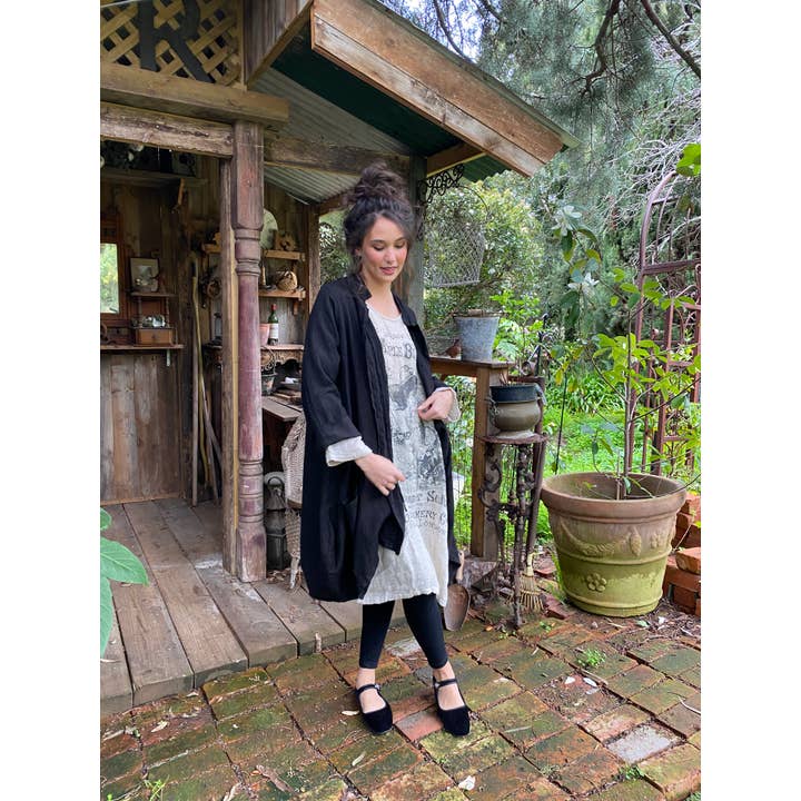 Miss Rose Sister Violet - Wholesale Dress - Women's - WOMEN'S - Secret Garden Linen Gauze dress.
