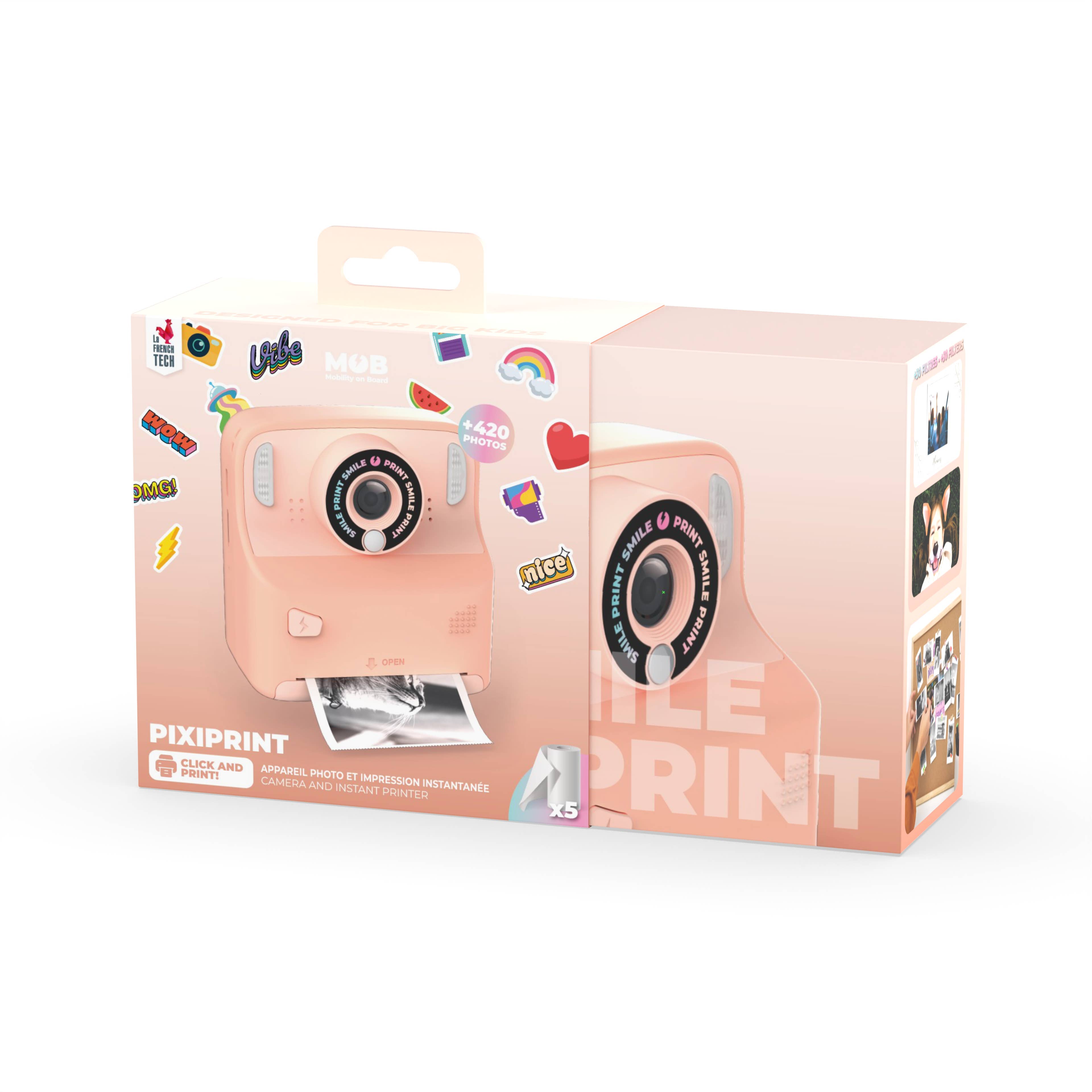 Mobility On Board - Wholesale Classic Toy - Kids - PixiPrint Camera - Pink7
