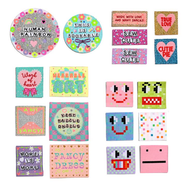 Kylie and The Machine - Wholesale Craft Supplies - WEARABLE ART | Rachel Burke x KATM Collaboration Sew-in Labels | Single Box2