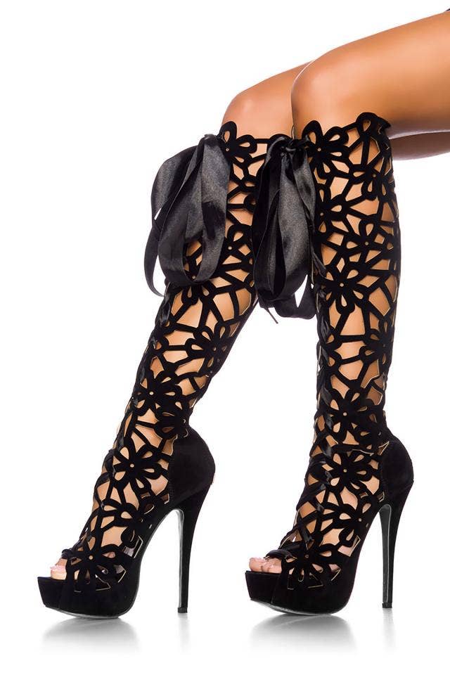 black Special Item Boots With Lacing for wholesale on Faire2