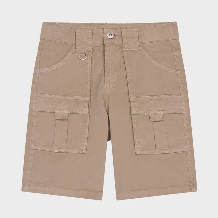 KB-YX7086-84 - Pantalones cortos de sarga para niño para venta al por mayor de Ativo Kids