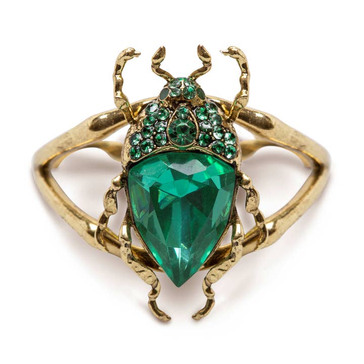 Vintage Green Bug Ring for wholesale by Bill Skinner