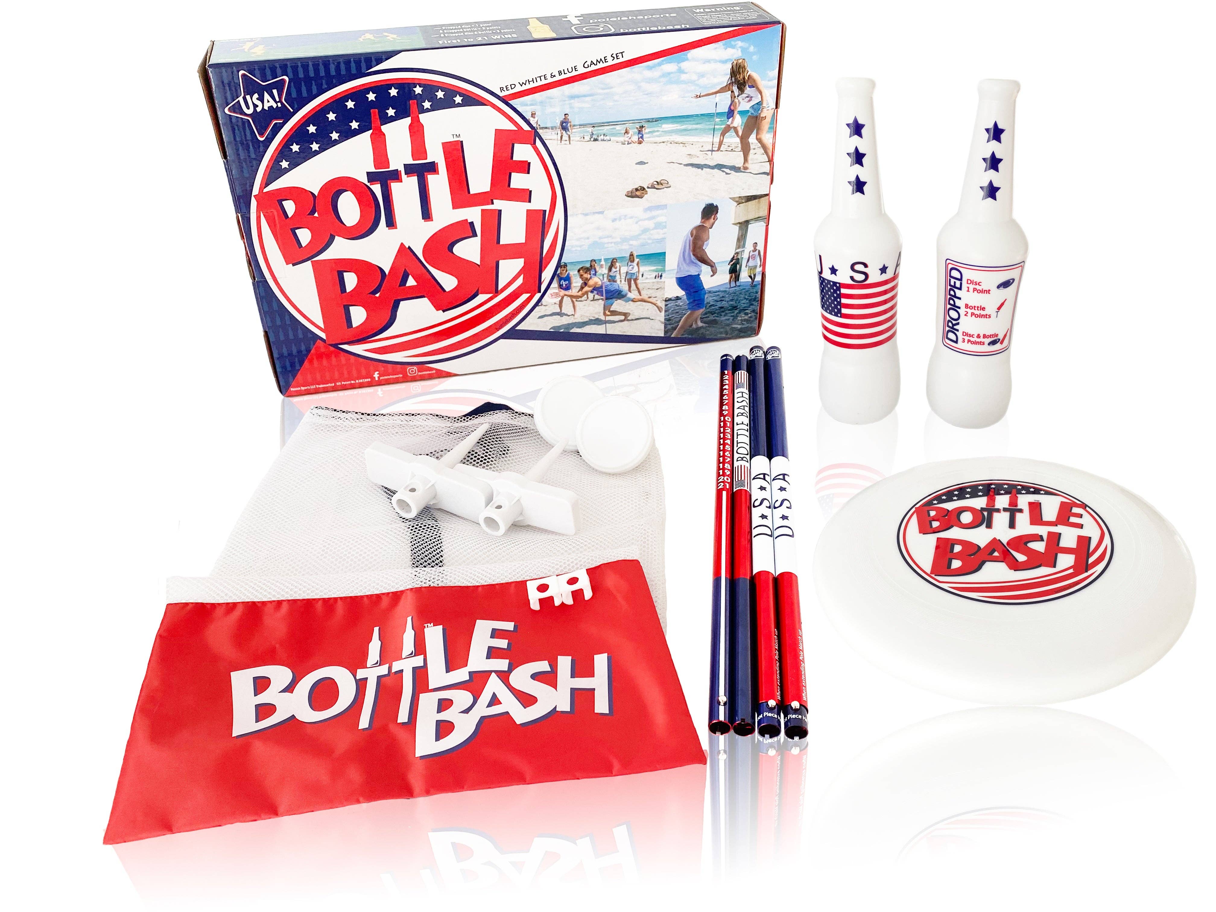 Bash Brands - Wholesale Sporting game – Child & baby - Bottle Bash USA Game Set