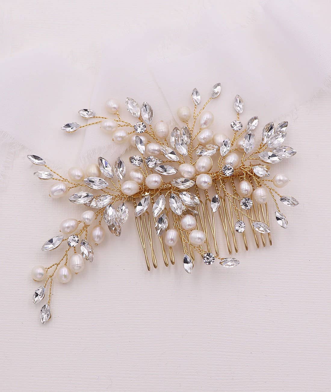 allureweddingjewelry - Wholesale Hair Pin - Gwen Pearl Hair Comb4