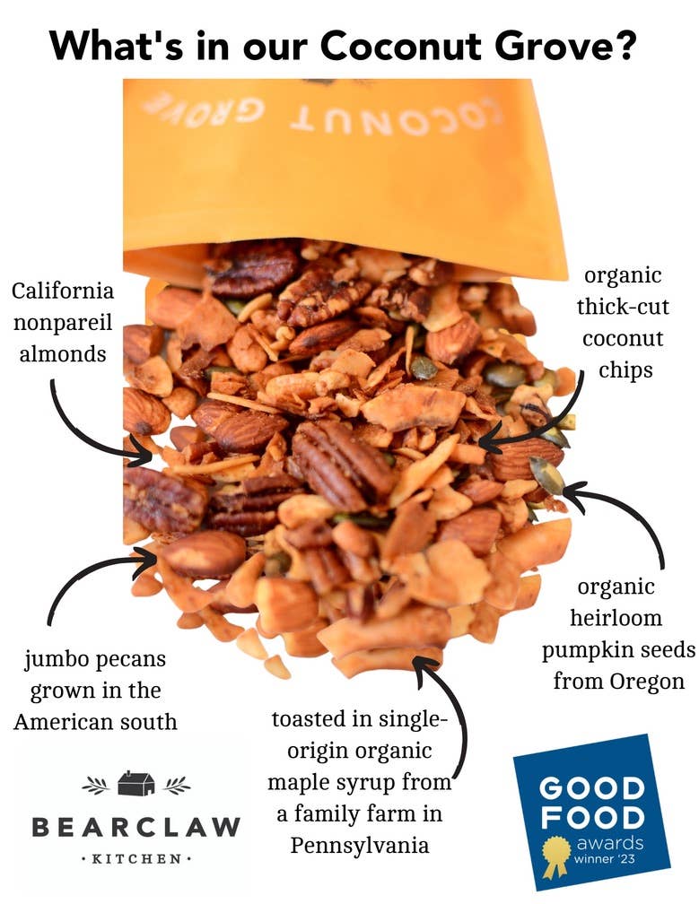 Bearclaw Kitchen - Wholesale Granola - 1.5 oz Coconut Grove Grain-Free Granola2