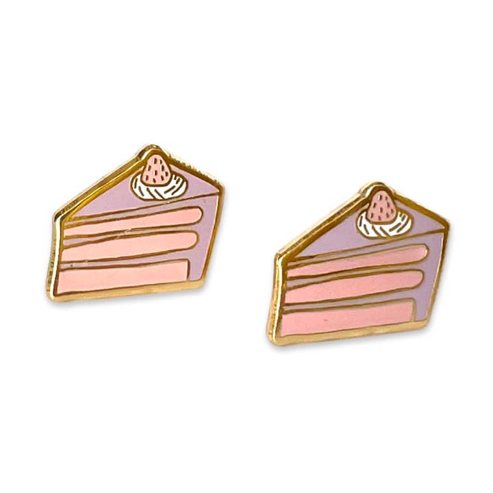 Cake Enamel Earrings for wholesale by Jenny Lemons