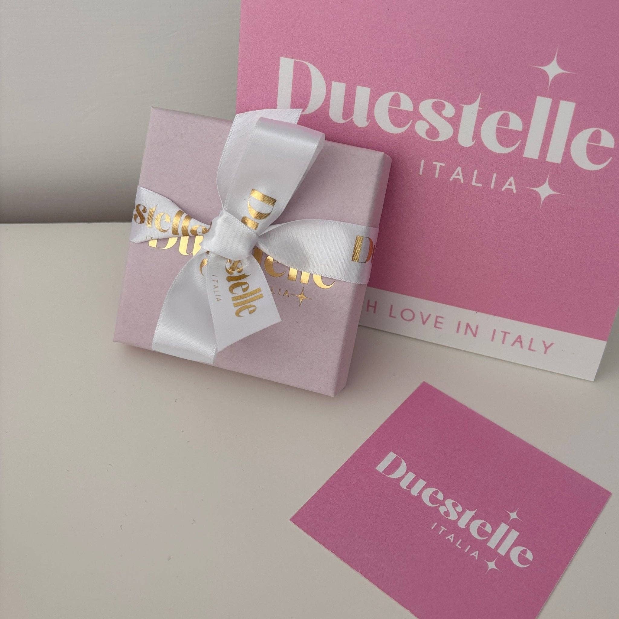 DUESTELLE ITALIA - Wholesale Huggie Earrings - Petite Gem - Half hoop gold earrings with gems12