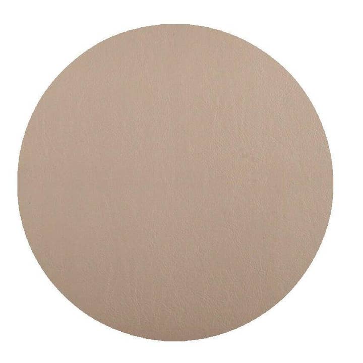 "Mattola" Placemat, Round, Taupe, 15" dia for wholesale by Frieling USA