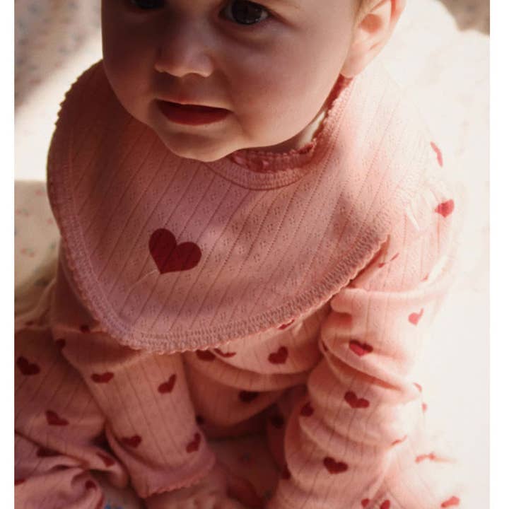 Little Trendy - Wholesale Jumpsuit - Baby - Baby pure cotton heart bow printed jumpsuit romper4