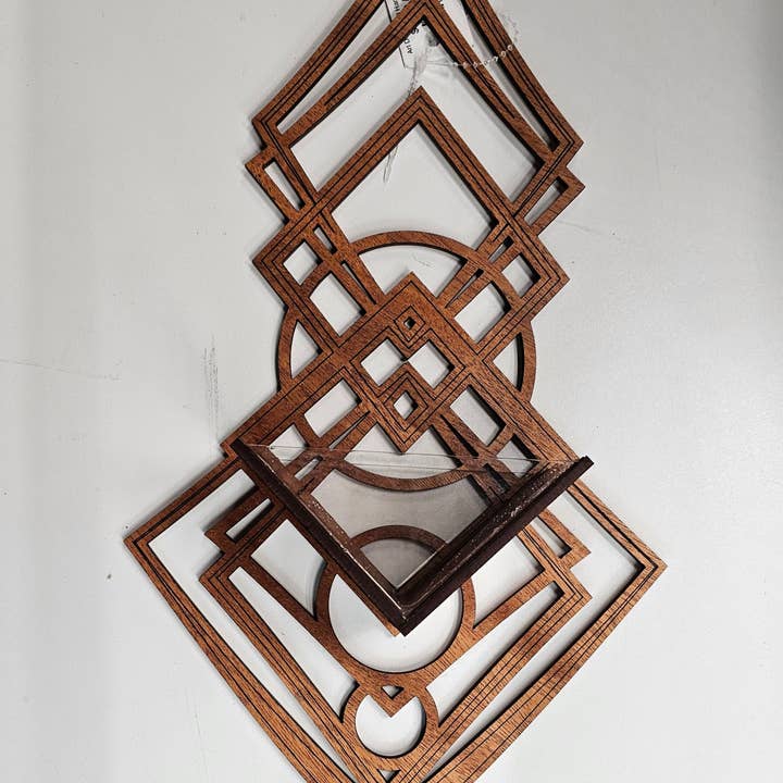 Art Deco Wall Hanging Air Plant Holder 1 for wholesale by LIGHT RAZOR DESIGN STUDIO