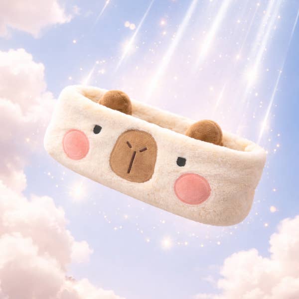 FLUFFZ - Headband Capybara Edition for wholesale by Skinzy skincare